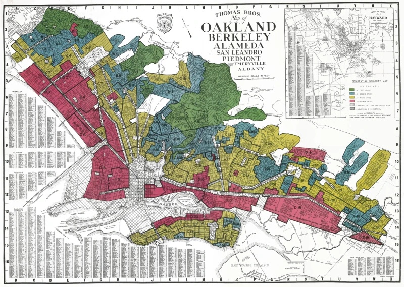 Lines on the Map. Redlining and the Financial Architecture of America